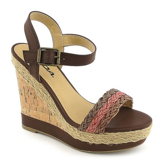 Soda Shoes - WOMEN'S REEDY-S WEDGE SANDAL